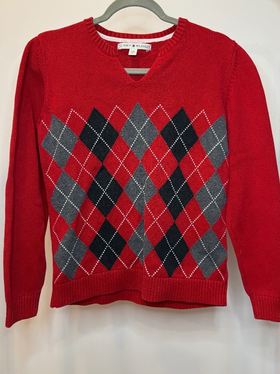 Tommy Hilfiger Sweaters - Womens Tommy Hilfiger V-neck Argyle Diamond Pattern Sweater - 5 for $25